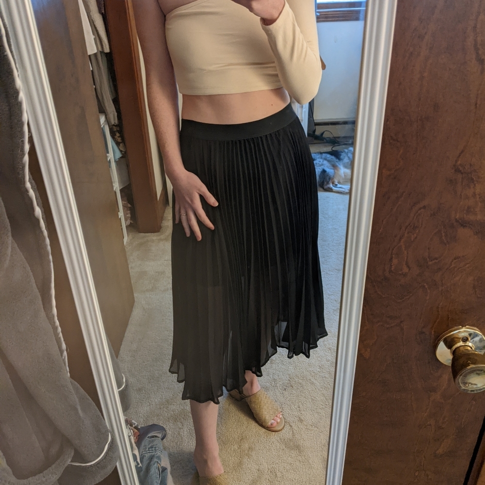 Midi pleated skirt Hollister